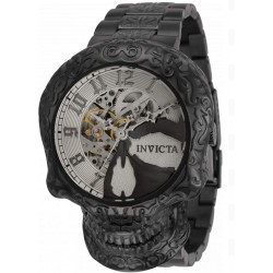 Reloj Invicta 33967 Artist Collection Skull Case 50mm Grey/Black Stainless Steel