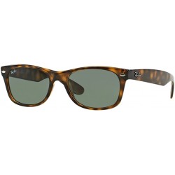 Gafas Ray Ban Ray-Ban RB2132 New Wayfarer Unisex Tortoise Frame Solid Black Lens 55 mm