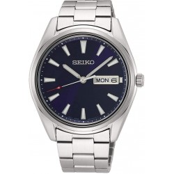 Reloj Seiko SUR341P1 Quartz Blue Dial Stainless Steel Hombre (Importación USA)