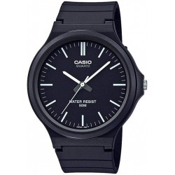 Reloj Casio MW-240-1EVDF Hombre Core MW-240-1EV Black Resin (Importación USA)