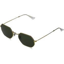 Gafas Ray-Ban RB3556 Polarized Hexagonal Legend Gold/Green 53 mm