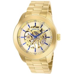 Reloj Invicta 25759 Hombre Vintage Automatic Aviator Stainless Steel Strap Gold 22 Model: