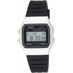 Reloj Casio F-91WM-7ADF D141 Hombre Classic F91WM-7A Silver (Importación USA)