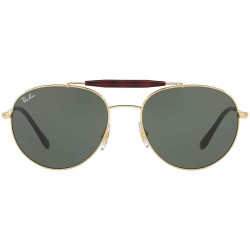 Gafas Ray-Ban Unisex-Adult Metal Unisex Sunglass Round GOLD 56 mm