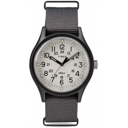 Reloj Timex TW2T10500 Grey Fabric -TW2T10500 (Importación USA)