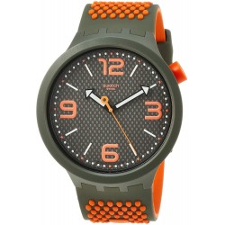 Reloj Swatch SO27M101 Hombre Quartz Silicone Strap Grey 23 M (Importación USA)