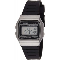 Reloj Casio F-91WM-1B Alarm Chronograph Classic Digital Retr (Importación USA)