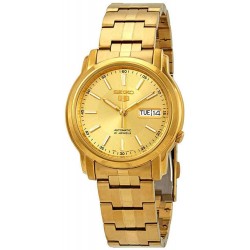 Reloj Seiko SNKL86K1 5 SNKL86 Hombre Gold Tone Stainless Ste (Importación USA)