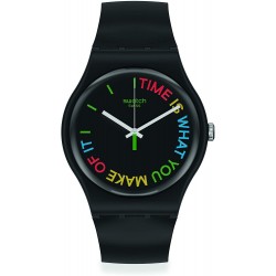 Reloj Swatch SO29B103 Swiss Quartz bio-sourced Plastic Strap (Importación USA)