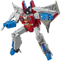 Figura Transformers Toys Generations War for Cybertron Voyager Wfc-S24 Starscream Siege Chapter Adults & Kids Ages 8 Up 7"