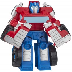 Figura Transformers Playskool Heroes Rescue Bots Academy Optimus Prime Converting Toy 4.5-Inch Toys for Kids Ages 3 and Up