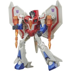 Figura Transformers Bumblebee Cyberverse Adventures Action Attackers Warrior Class Starscream Starseeker Missile Move 5.4-inch