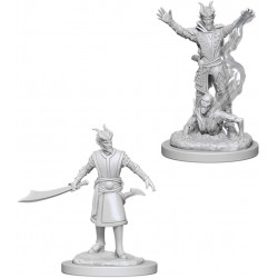 Figura Marvel NECA D&D Nolzurs Marvelous Unpainted Miniatures Wave 6 Tiefling Male Warlock