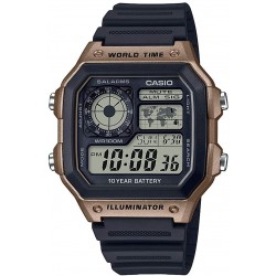 Reloj Hombre Casio AE-1200WH-5AVCF Original (Importación USA)