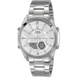 Reloj Hombre Casio AMW810D-7AV Stainless Steel Active Dial (Importación USA)