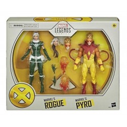 Marvel Legends X-men Rogue & Pyro Pack Hasbro Nuevo (Entrega Inmediata)