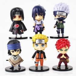 Naruto Sasuke Colección X 6 Figuras En Bolsa (Entrega Inmediata)