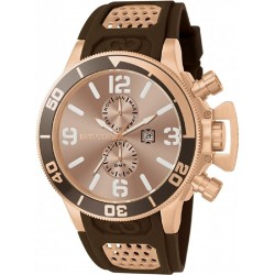 Reloj Invicta 80312 Hombre Corduba Gold Dial Brown Polyureth (Importación USA)