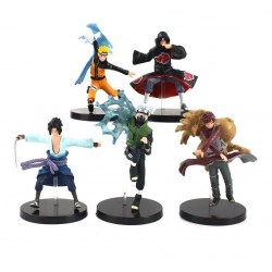 Naruto Shippuden Sasuke Itachi Colección 5 Figuras En Bolsa (Entrega Inmediata)