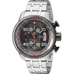 Reloj Invicta 17204 Hombre AVIATOR Stainless Steel Casual (Importación USA)