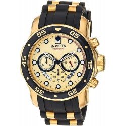 Reloj Invicta 17566 Hombre Pro Diver 18k Gold Ion-Plated Sta (Importación USA)