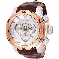 Reloj Invicta 0359 Hombre Reserve Collection Venom Chronograph Brown Leather