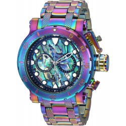 Reloj Invicta 26507 Hombre Coalition Forces 52mm Stainless Steel Chronograph Quartz , Iridescent