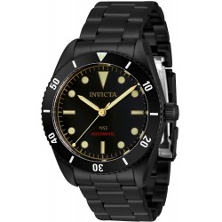 Reloj Invicta 34337 Hombre 1953 Combat PRO Diver NH35 Automatic 40MM All Black IP SS