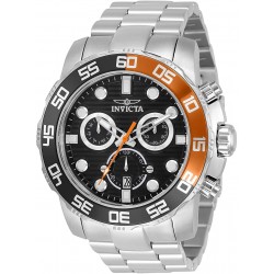 Reloj Invicta 33299 Hombre Pro Diver Scuba Quartz with Stainless Steel Strap, 26