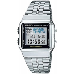 Reloj Casio Hombre Classic A500WA-1 Silver Stainless-Steel Quartz