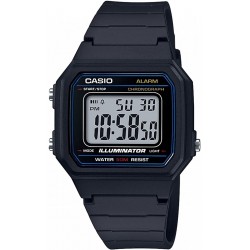 Reloj Casio W-217H-1A Kids Hombre Digital Stop Alarm WR W-217 Original New