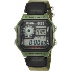 Reloj Casio Classic Green AE1200WHB-3B