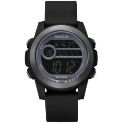 Reloj Reebok Mode Sport Black Hombre , 43mm case, face, ABS PU Strap, Grey/Black dial (RD-MOS-L9-PBPB-B4)