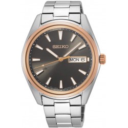 Reloj Seiko SUR344P1 Neo Classic Quartz Black Dial Hombre