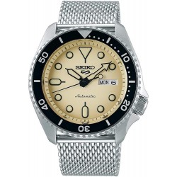 Reloj Seiko SRPD67 5 Sports Hombre Silver-Tone 42.5mm Stainless Steel