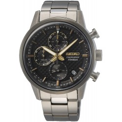 Reloj Seiko SSB391 Chronograph Quartz Black Dial Hombre