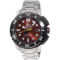 Reloj Orient RA-AC0L02R00B M-Force 70th Anniversary Diver's 200m Sports Automatic Red Dial Sapphire Glass RA-AC0L02R