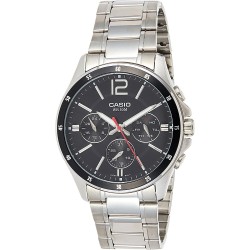 Reloj Casio MTP-1374D-1AVDF (A832) Hombre Stainless Steel Quartz , Silver, 22