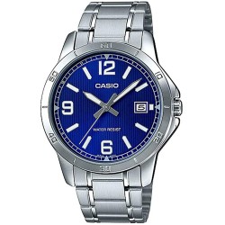 Reloj Casio MTP-V004D-2BUDF Analog Quartz Silver Stainless Steel Hombre