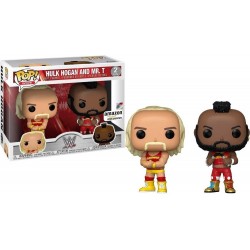 Wwe Exclusivo Pack Hulk Hogan & Mister T Figuras Funko Pop (Entrega Inmediata)