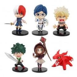 My Hero Academia Boku No Hero Colección 6 Figuras En Bolsa (Entrega Inmediata)