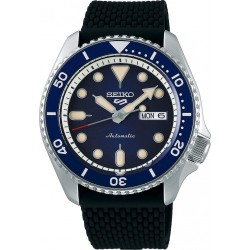 Reloj Seiko SRPD93 5 Sports 24 Jewel Automatic Blue/Black N (Importación USA)