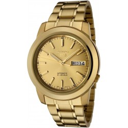 Reloj Seiko SNKE56 Hombre 5 Automatic Gold Dial Gold-Tone St (Importación USA)