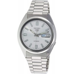 Reloj Seiko SNXS73K Hombre 5 Stainless Steel Siver Dial (Importación USA)