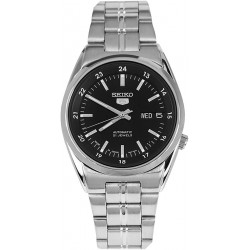 Reloj Seiko SNK567J1 Hombre Silver Black (Importación USA)