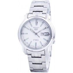 Reloj Seiko SNKL75K1 Automatic White Dial Stainless Steel Ho (Importación USA)