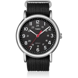 Reloj Timex Weekender Slip-Thru - Black/Black