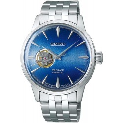 Reloj Seiko SSA439J1 Presage Cocktail Time 'Blue Acapulco' Open Heart Steel