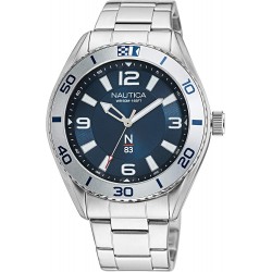 Reloj Nautica NAPFWS129 Hombre Quartz Stainless Steel Strap, Silver, 22 Casual (Model: NAPFWS129)