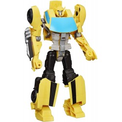 Figura Transformers Toys Heroic Bumblebee Action Figure - Timeless Large-Scale Figure, Changes into Yellow Toy Car, 11" (Amazon Exclusive)